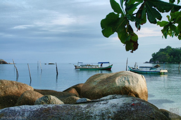 one of belitung's many beaches